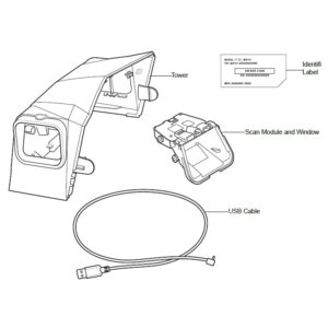 Zebra Customer Side Scanner MX101 For MP7000 MX101-SR7000WW