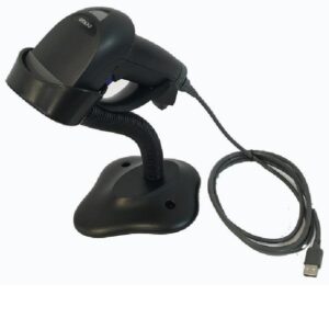 Denso AT21 1D Barcode Scanner Black With USB Cable & Stand AT21B-UB-KIT