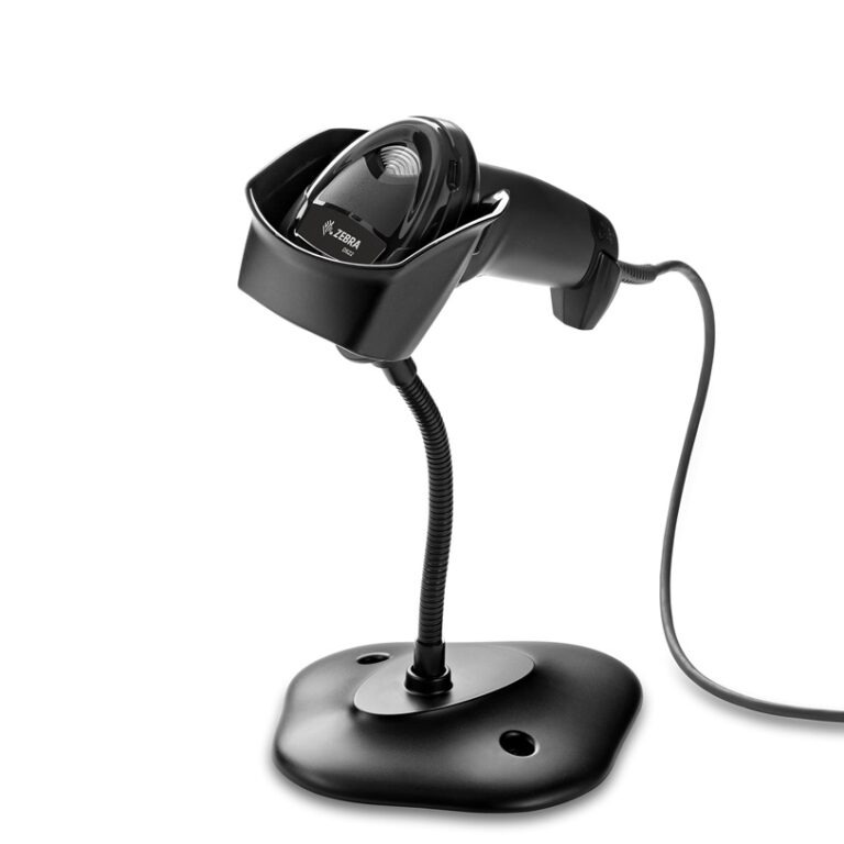 Zebra Scanner Kit DS2208 2D-SR USB Blk Stand DS2208-SR7U2100SGW