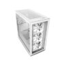 NZXT H7 Elite ATX Tempered Glass 3 x 120 mm x Fan 7 x Slot Fan Cooler Computer Case White