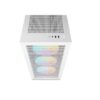NZXT H7 Flow ATX Tempered Glass 4 x 120 mm x Fan Fan Cooler Computer Case Matte White
