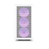 NZXT H7 Flow ATX Tempered Glass 4 x 120 mm x Fan Fan Cooler Computer Case Matte White