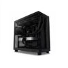NZXT H6 Flow ATX Tempered Glass 3 x 120 mm Fan 2 x USB Fan Cooler Computer Case Black