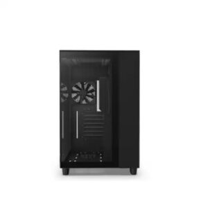 NZXT H9 Flow CM-H91FB-01 Mini ITX Micro ATX Tempered Glass 4 x 120 mm 7 x Slot 3 x USB 1 x Audio In Fan Cooler Computer Case Matte Black
