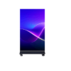 Commbox LED Banner 72" 1.9mm PP With Floor Stand Frame Display Cabinet
