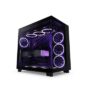 NZXT H9 Flow CM-H91FB-01 Mini ITX Micro ATX Tempered Glass 4 x 120 mm 7 x Slot 3 x USB 1 x Audio In Fan Cooler Computer Case Matte Black