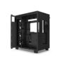 NZXT H9 Flow CM-H91FB-01 Mini ITX Micro ATX Tempered Glass 4 x 120 mm 7 x Slot 3 x USB 1 x Audio In Fan Cooler Computer Case Matte Black