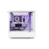 NZXT H5 ELITE Premium Compact ATX, Micro-ATX, Mini-ITX Tempered Glass Case White