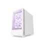 NZXT H5 ELITE Premium Compact ATX, Micro-ATX, Mini-ITX Tempered Glass Case White