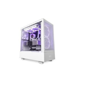 H5 Flow Compact Mid-Tower Airflow Case Tempered Glass White