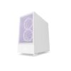 H5 Flow Compact Mid-Tower Airflow Case Tempered Glass White