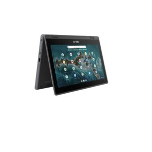 Asus Chromebook Flip CR1 11.6' Touch Rugged Intel Celeron N4500 4GB 32GB Chrome OS Dual Camera Pen Stylus 2 in 1 Convertible Laptop