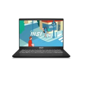 MSI Modern Series 14' FHD Intel Raptor Lake i3-1315U 8GB 256GB Windows11 Pro Intel Iris Xe Graphics Notebook Classic Black