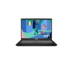 MSI Modern Series 15.6' FHD Intel Alder Lake i5-1235U 16GB 512GB Windows11 Home Intel Iris Xe Graphics Notebook Classic Black