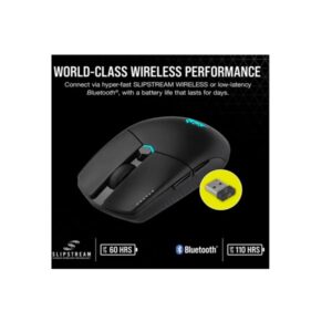 Corsair Katar Elite Wireless Ultra Light Compac Slipstream And Bluetooth RGB Gaming Mouse
